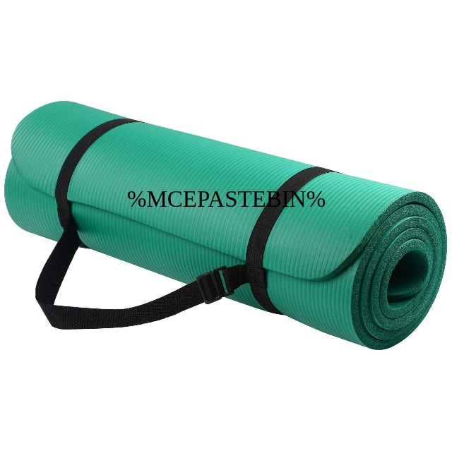  BalanceFrom GoYoga All-Purpose 1/2-Inch Extra Thick Yoga Mat with Carrying Strap