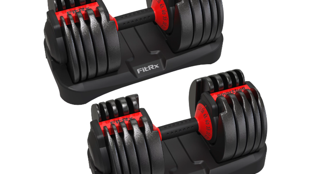 FitRx SmartBell, Quick Select Adjustable Dumbbell, 5-52.5 store Lb.