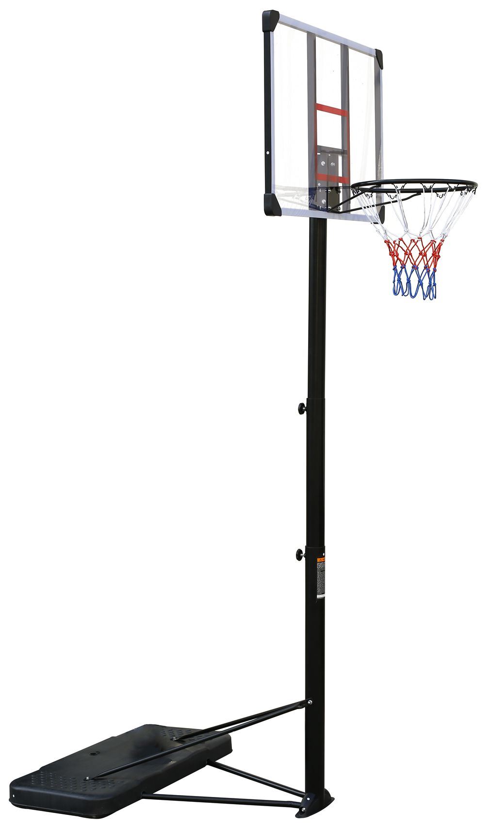 Portable Basketball Hoop System Height Adjustable Basketball Stand for