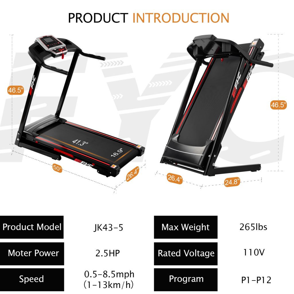 Treadmill with incline -02-04