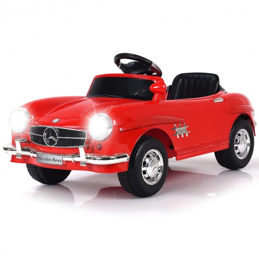 Licensed Mercedes Benz 6V Battery Powered Kids Ride On Car with Parent ...